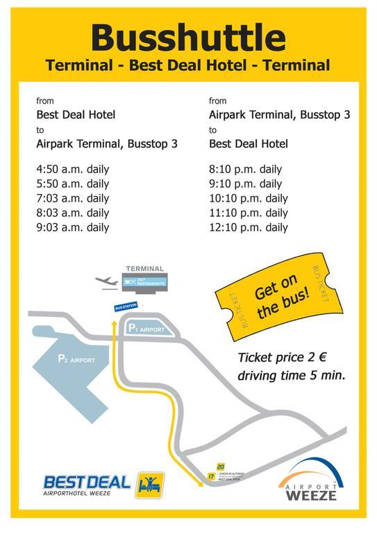 Best Deal Airporthotel Weeze Exterior foto